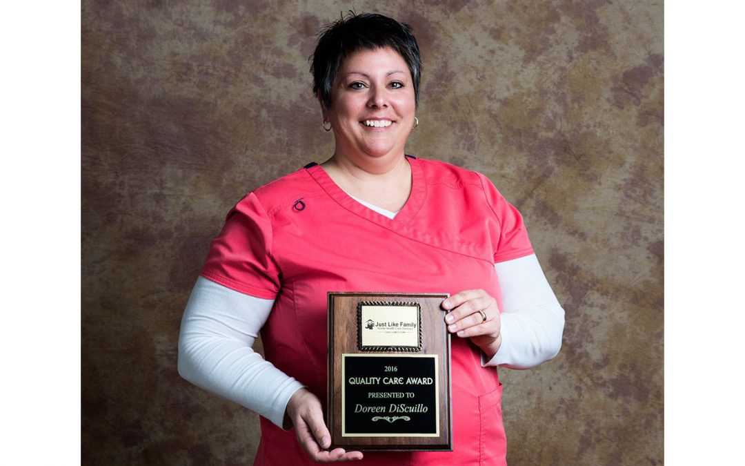 Doreen DiScuillo awarded with 2016 ‘Quality Care’ Award