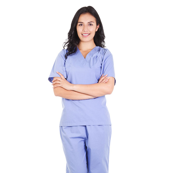 young health care worker